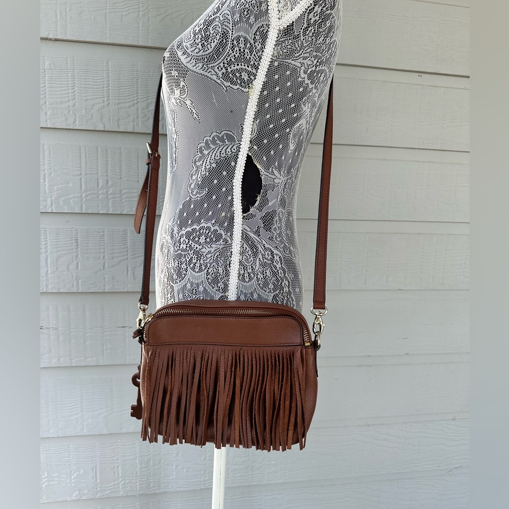 Fossil Leather Crossbody Bag
